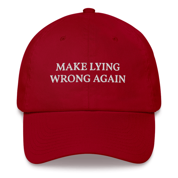Make Lying Wrong Again Hat - The National Memo