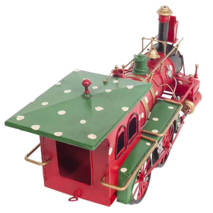 Christmas Train Model Handmade Metal