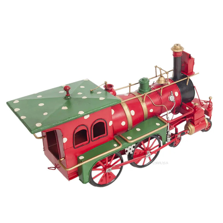 Christmas Train Model Handmade Metal