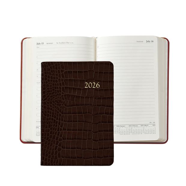2026 Daily Journal - Traditional/Goatskin/Crocodile