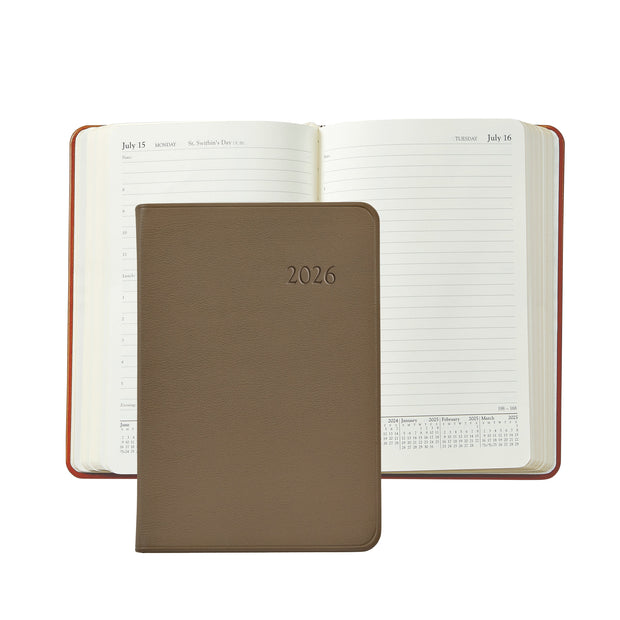 2026 Daily Journal - Traditional/Goatskin/Crocodile
