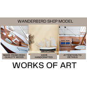 Wander Bird Model Ship, 38"