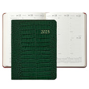 2025 Desk Diary - Traditional/Goatskin/Crocodile