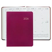 2026 Desk Diary - Traditional/Goatskin/Crocodile