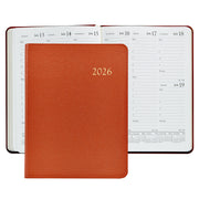 2026 Desk Diary - Traditional/Goatskin/Crocodile