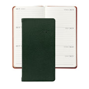 2026 Pocket Datebook Planner 6" - Traditional, Goatskin, & Crocodile Leather