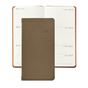 2026 Pocket Datebook Planner 6" - Traditional, Goatskin, & Crocodile Leather