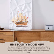 H.M.S Bounty Model Ship, 37"