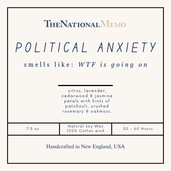 Political Anxiety Candle