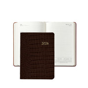2026 Notebook - Traditional/Goatskin/Crocodile
