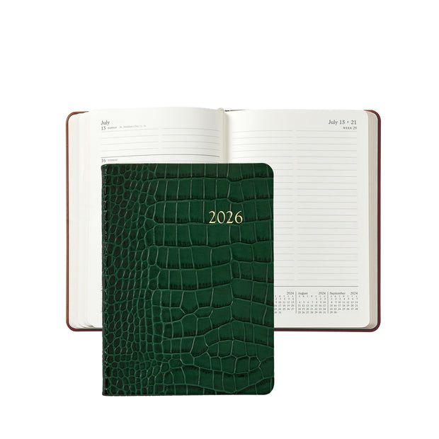 2026 Notebook - Traditional/Goatskin/Crocodile