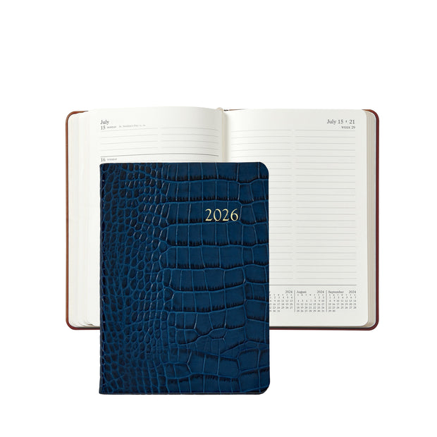 2026 Notebook - Traditional/Goatskin/Crocodile