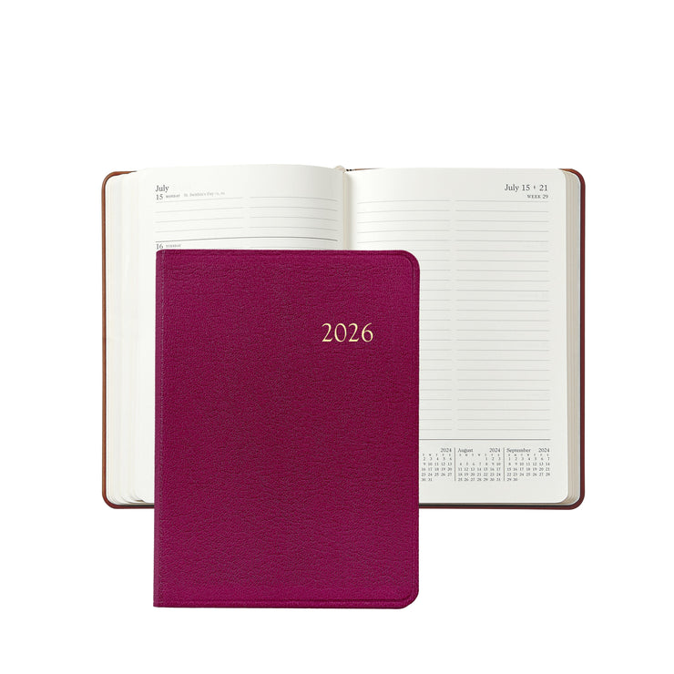 2026 Notebook - Traditional/Goatskin/Crocodile