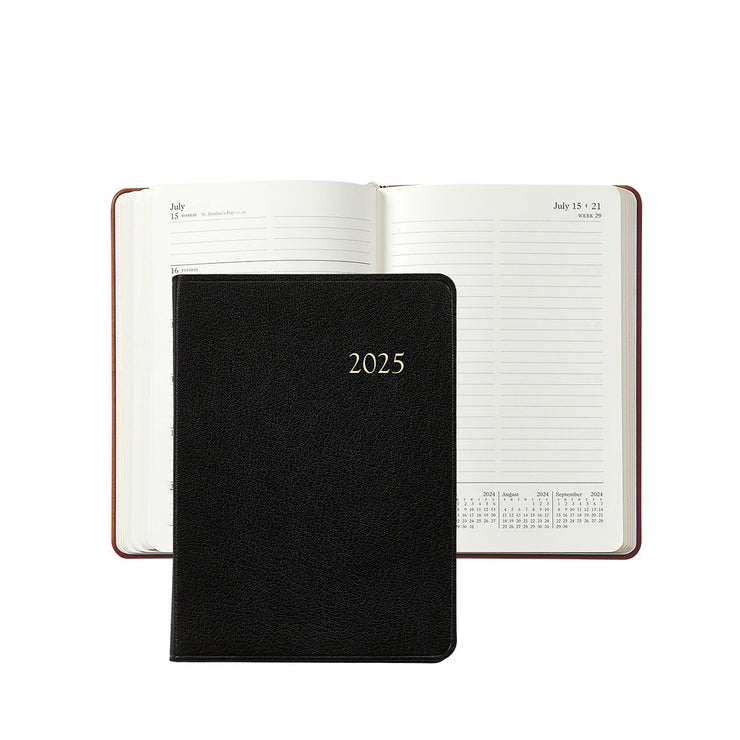 2025 Notebook - Traditional/Goatskin/Crocodile