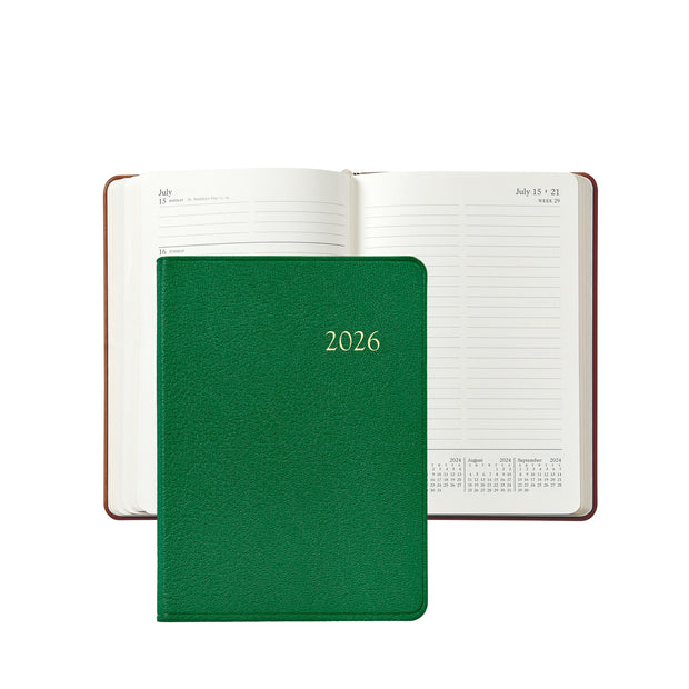 2026 Notebook - Traditional/Goatskin/Crocodile
