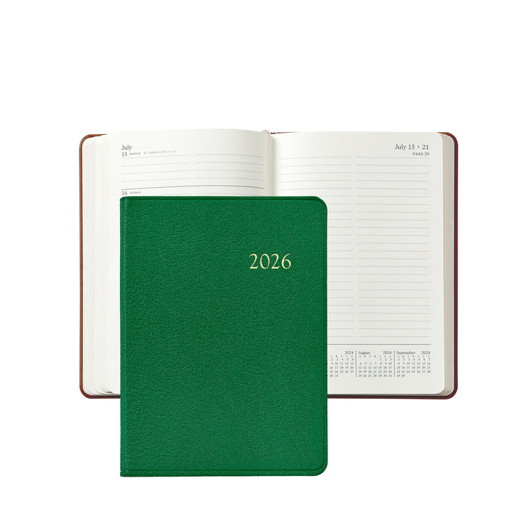 2026 Notebook - Traditional/Goatskin/Crocodile