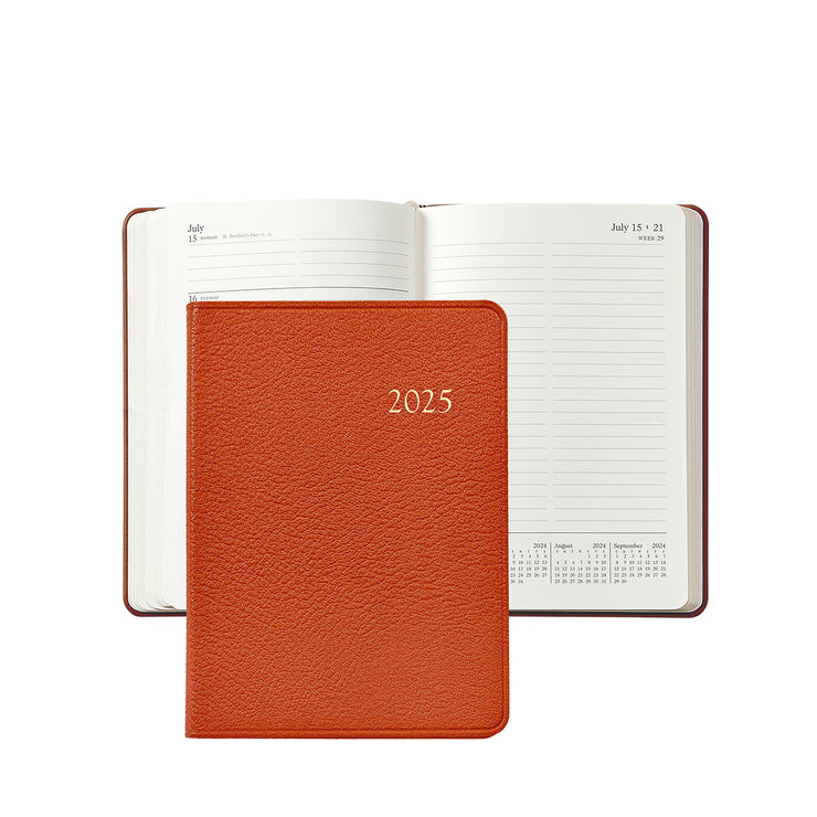 2025 Notebook - Traditional/Goatskin/Crocodile