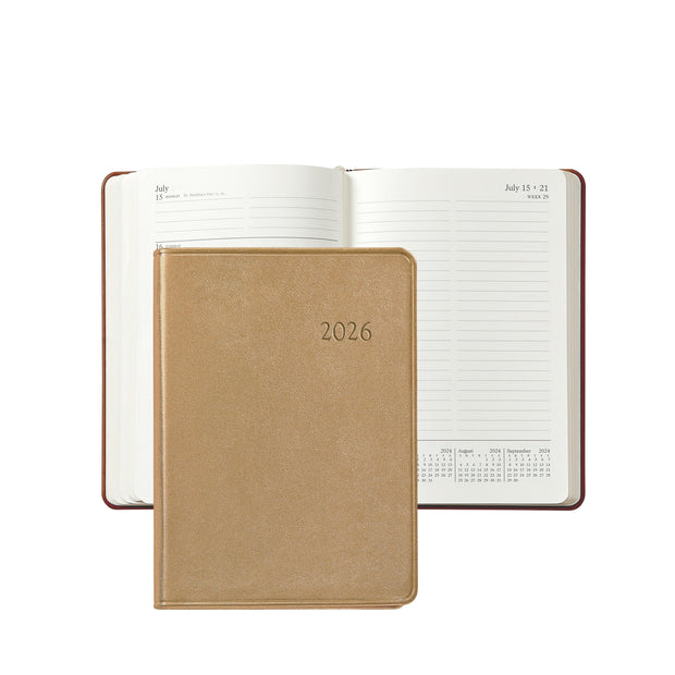 2026 Notebook - Traditional/Goatskin/Crocodile
