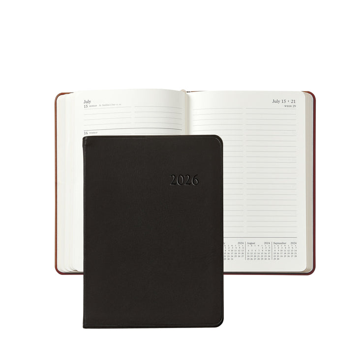 2026 Notebook - Traditional/Goatskin/Crocodile
