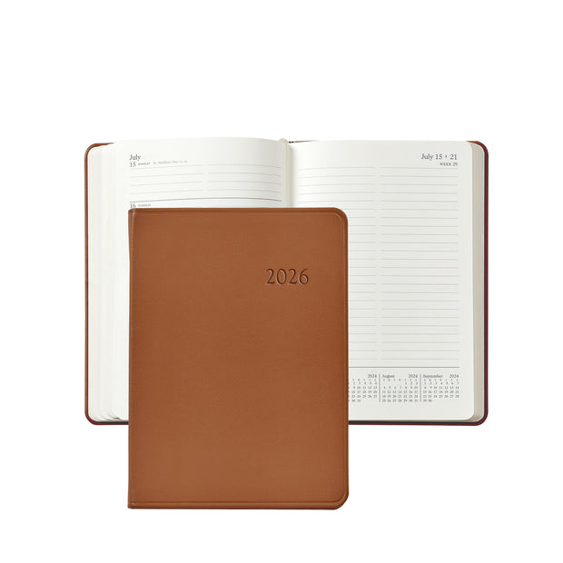 2026 Notebook - Traditional/Goatskin/Crocodile