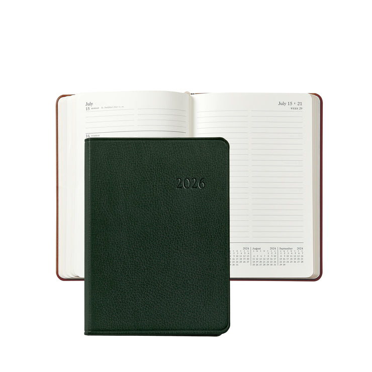 2026 Notebook - Traditional/Goatskin/Crocodile