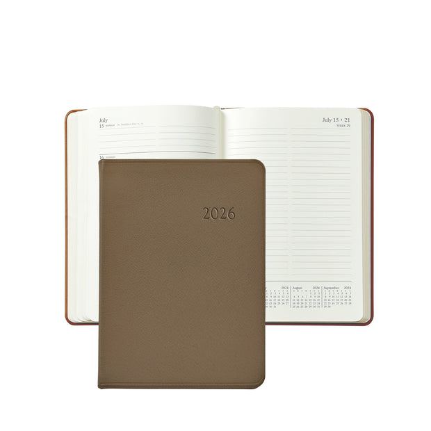 2026 Notebook - Traditional/Goatskin/Crocodile