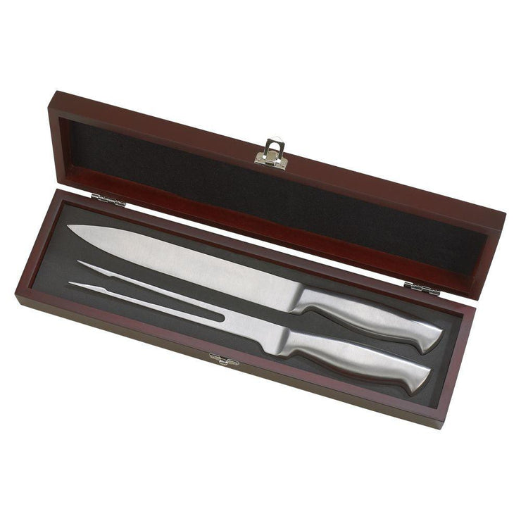 Personalized Stainless Steel Carving Gift Set - The National Memo