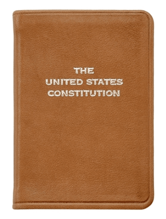 Mini United States Constitution- Traditional Leather - The National Memo