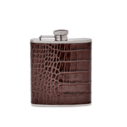 You-Initial-It Leather - 6 Oz Flask - The National Memo