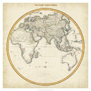 Antique Map Art Print 1812 Eastern Hemisphere - The National Memo