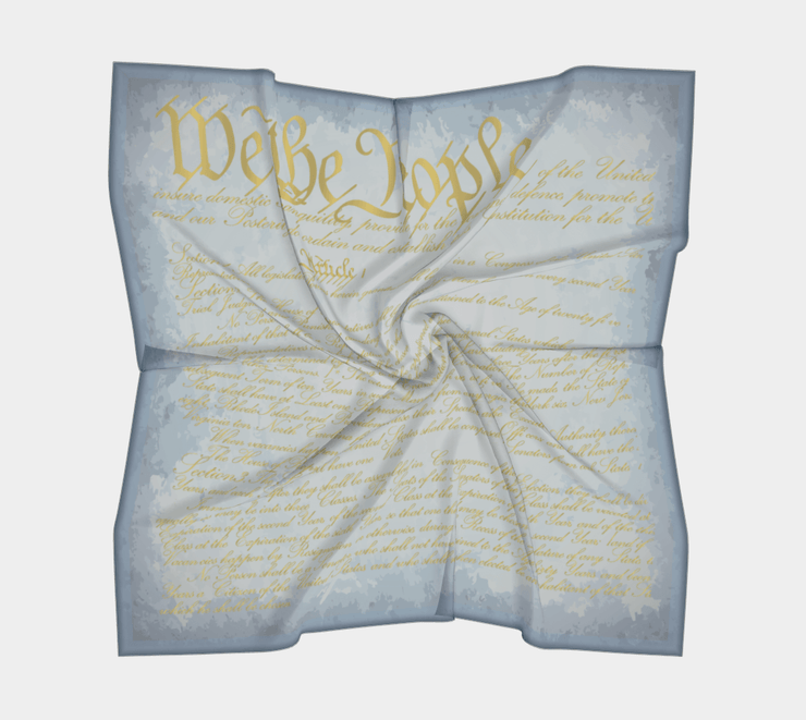 Constitution Silk Scarf Square - The National Memo