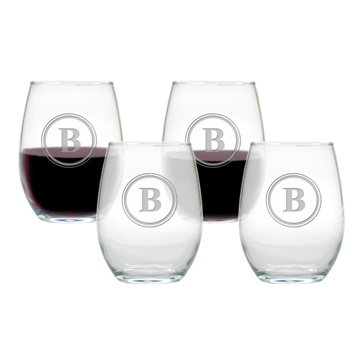 Personalized Stemless Wine Tumbler - Set of 4, 15 oz each - The National Memo