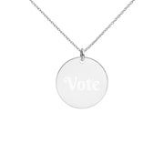 Engraved Vote Necklace - The National Memo