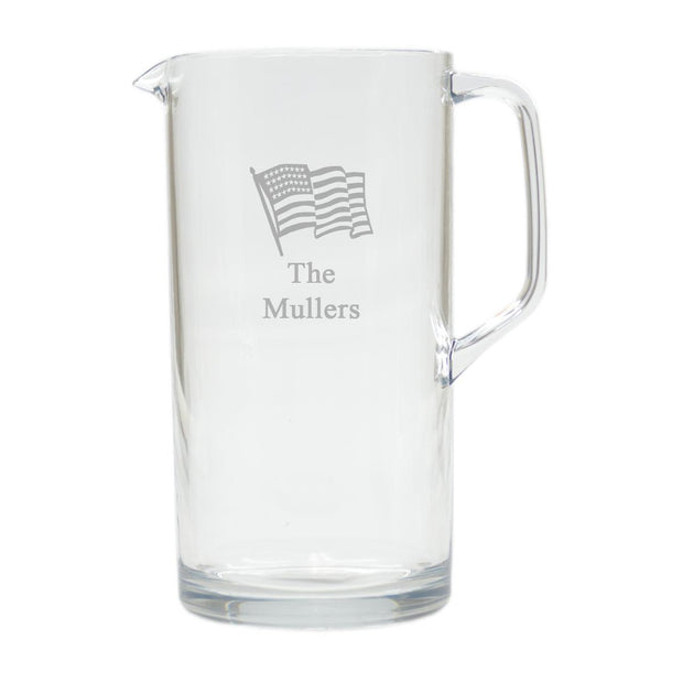 Personalized Acrylic Pitcher, 64 oz. - The National Memo
